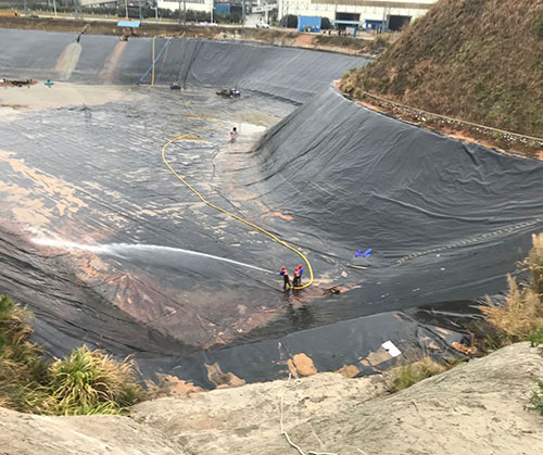 龙门废水池清理